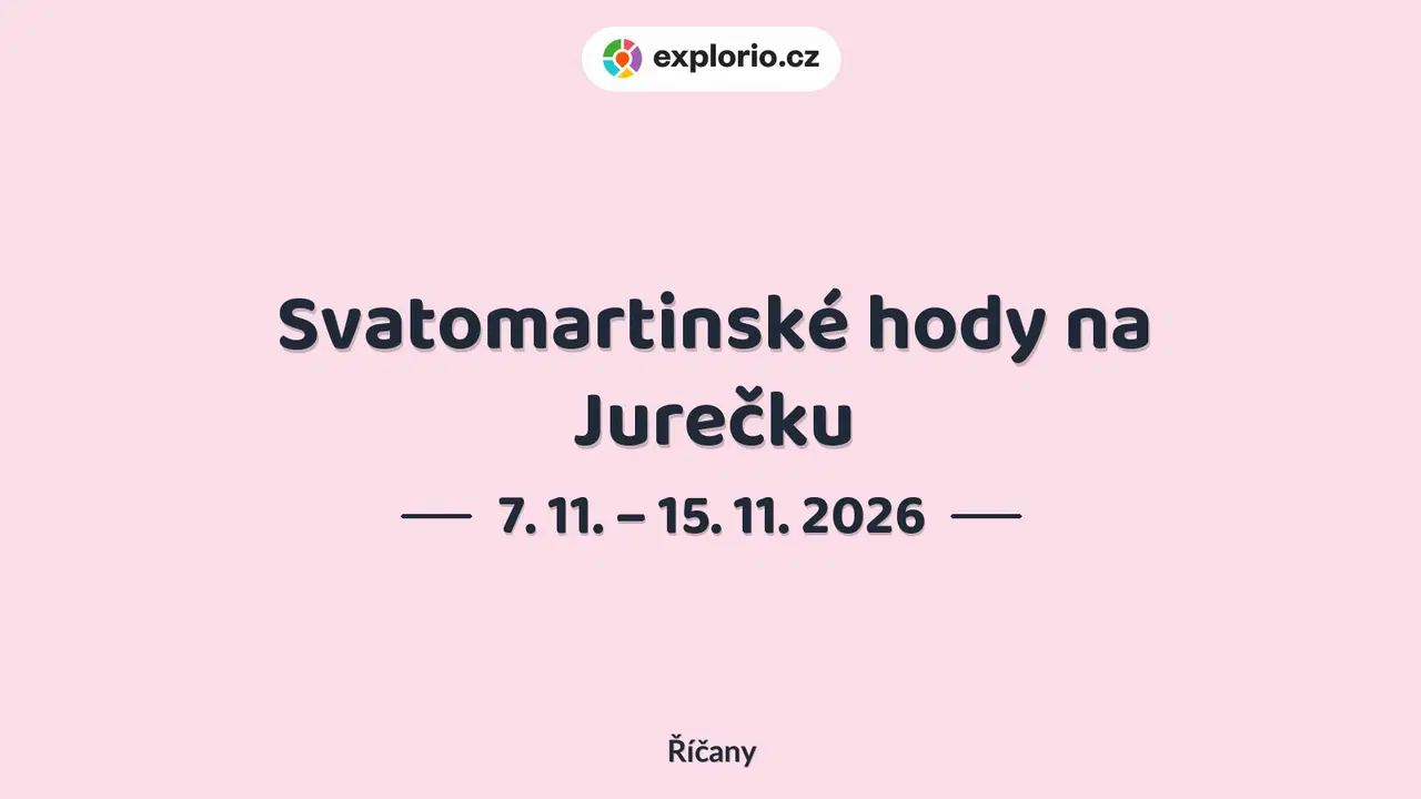 Svatomartinské hody na Jurečku – festivaly a Slavnosti, Říčany