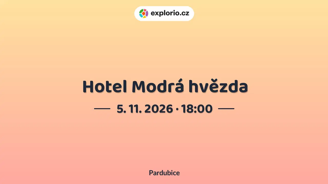Hotel Modrá hvězda – divadlo, Hudba a Kino, Pardubice