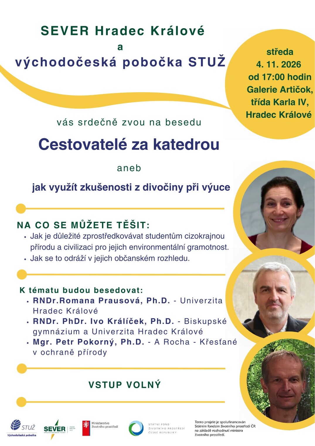 Cestovatelé za katedrou aneb Jak využít zkušenosti z divočiny při výuce – tvořivé dílny a Workshopy, Hradec Králové – fotka 2