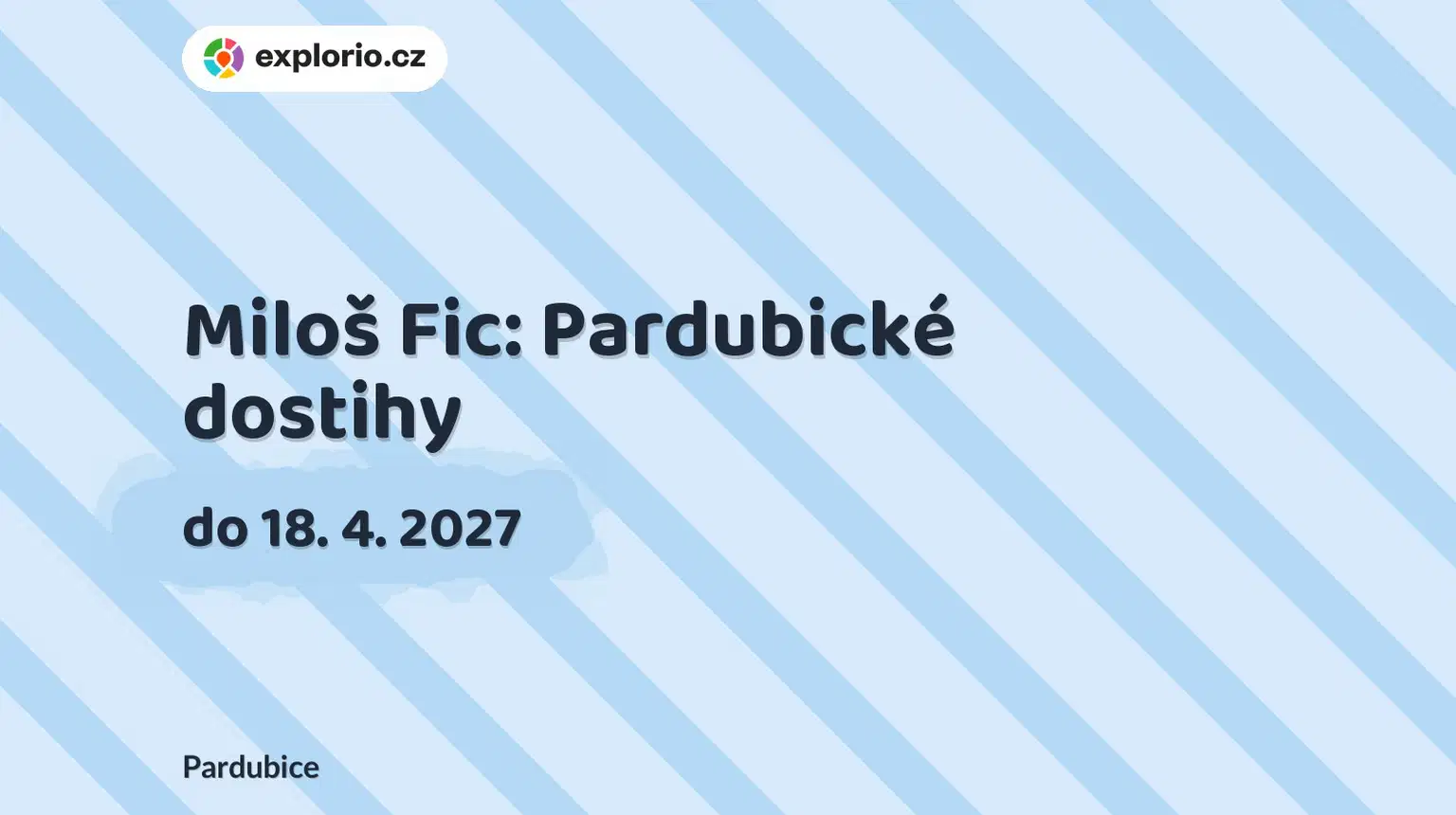 Miloš Fic: Pardubické dostihy – prohlídky a Muzea, Pardubice