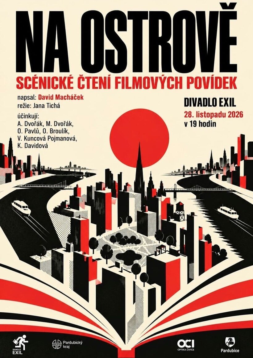 Na ostrově - scénické čtení – divadlo, Hudba a Kino, Pardubice – fotka 2