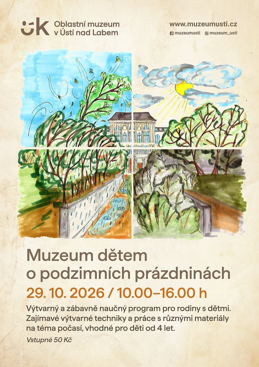 Muzeum dětem o podzimních prázdninách – tvořivé dílny a Workshopy, Ústí nad Labem – fotka 2