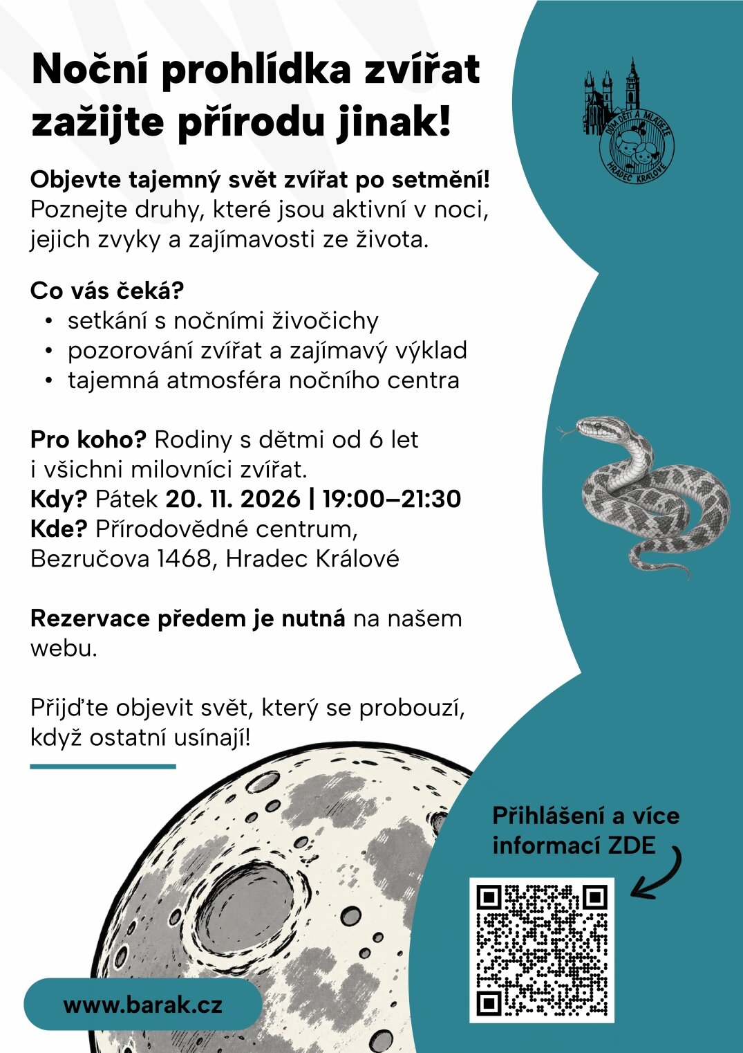 Noční prohlídka Přírodovědného centra (Bezručova 1468) – prohlídky a Muzea, Hradec Králové – fotka 2