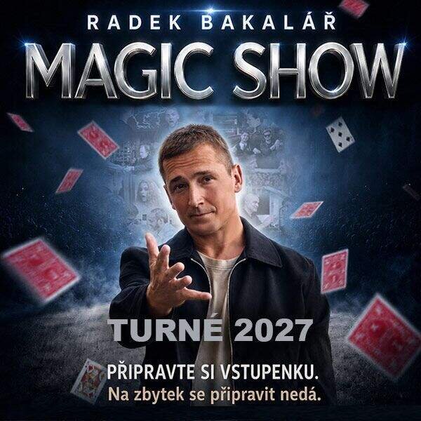 Magic Show Tour - Radek Bakalář – divadlo, Hudba a Kino, Pardubice – fotka 2