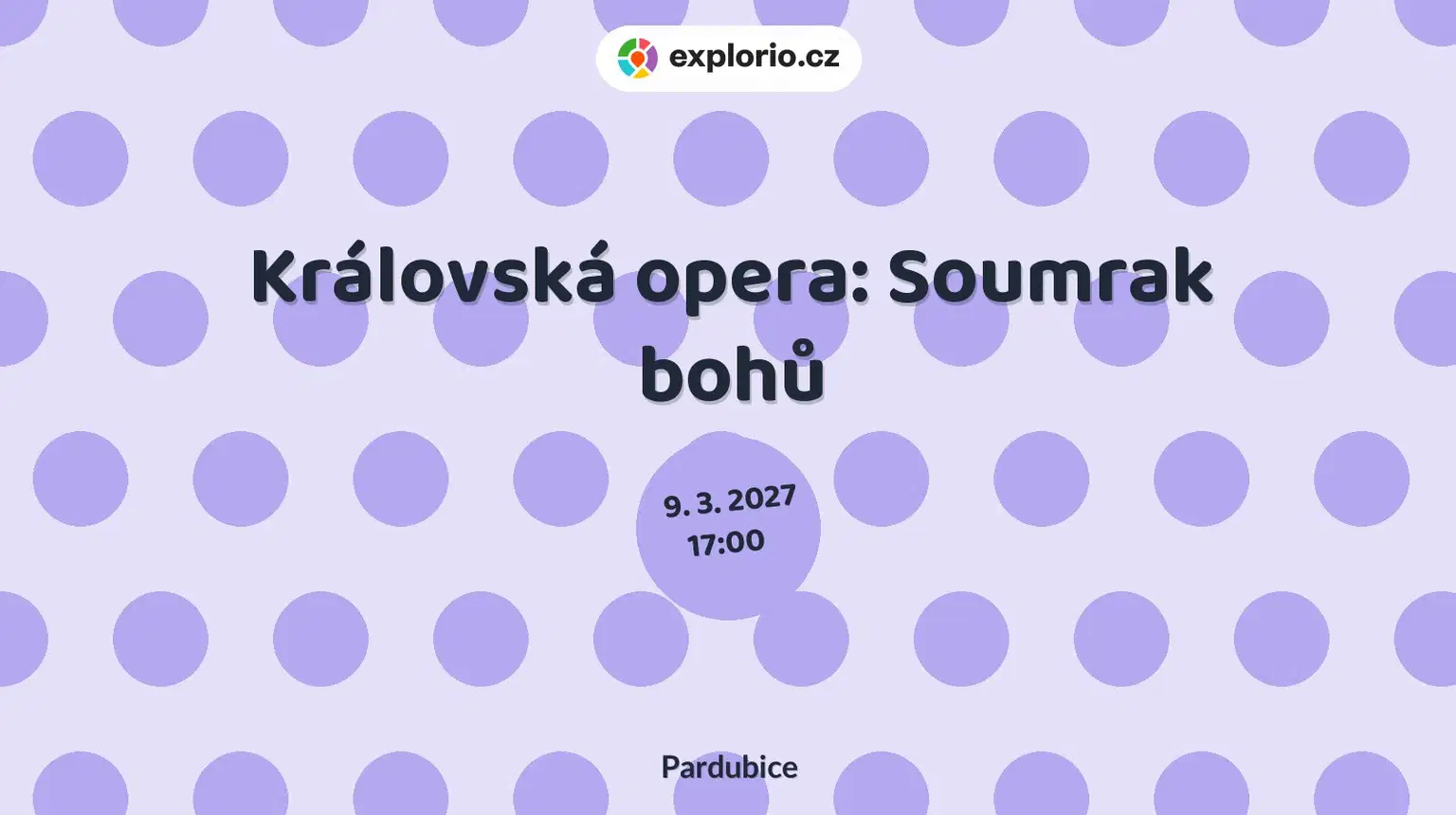 Královská opera: Soumrak bohů – divadlo, Hudba a Kino, Pardubice