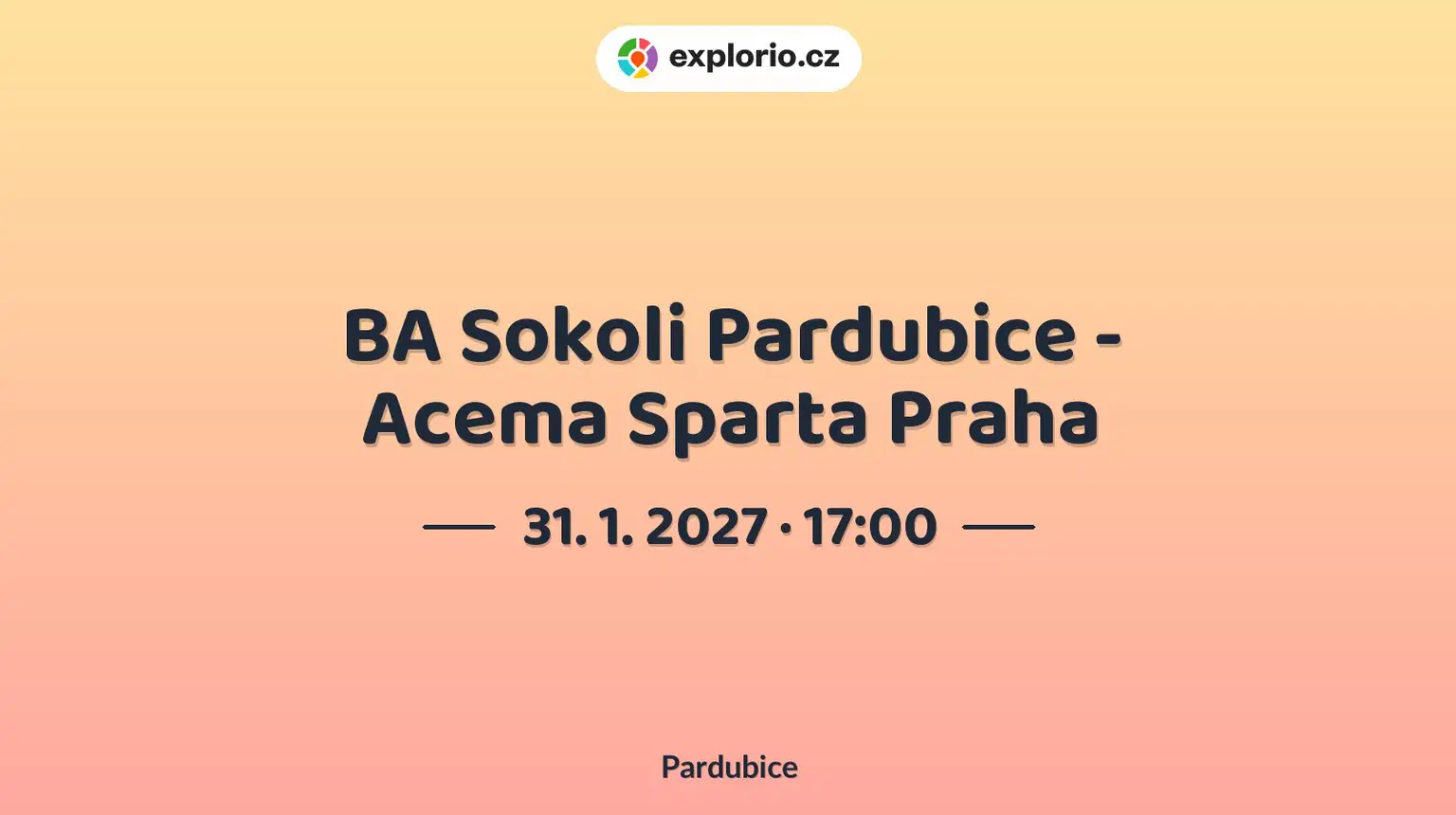 BA Sokoli Pardubice - Acema Sparta Praha – sport a Pohyb, Pardubice