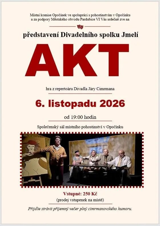 Akt - Divadelní spolek Jmelí – divadlo, Hudba a Kino, Pardubice – fotka 2