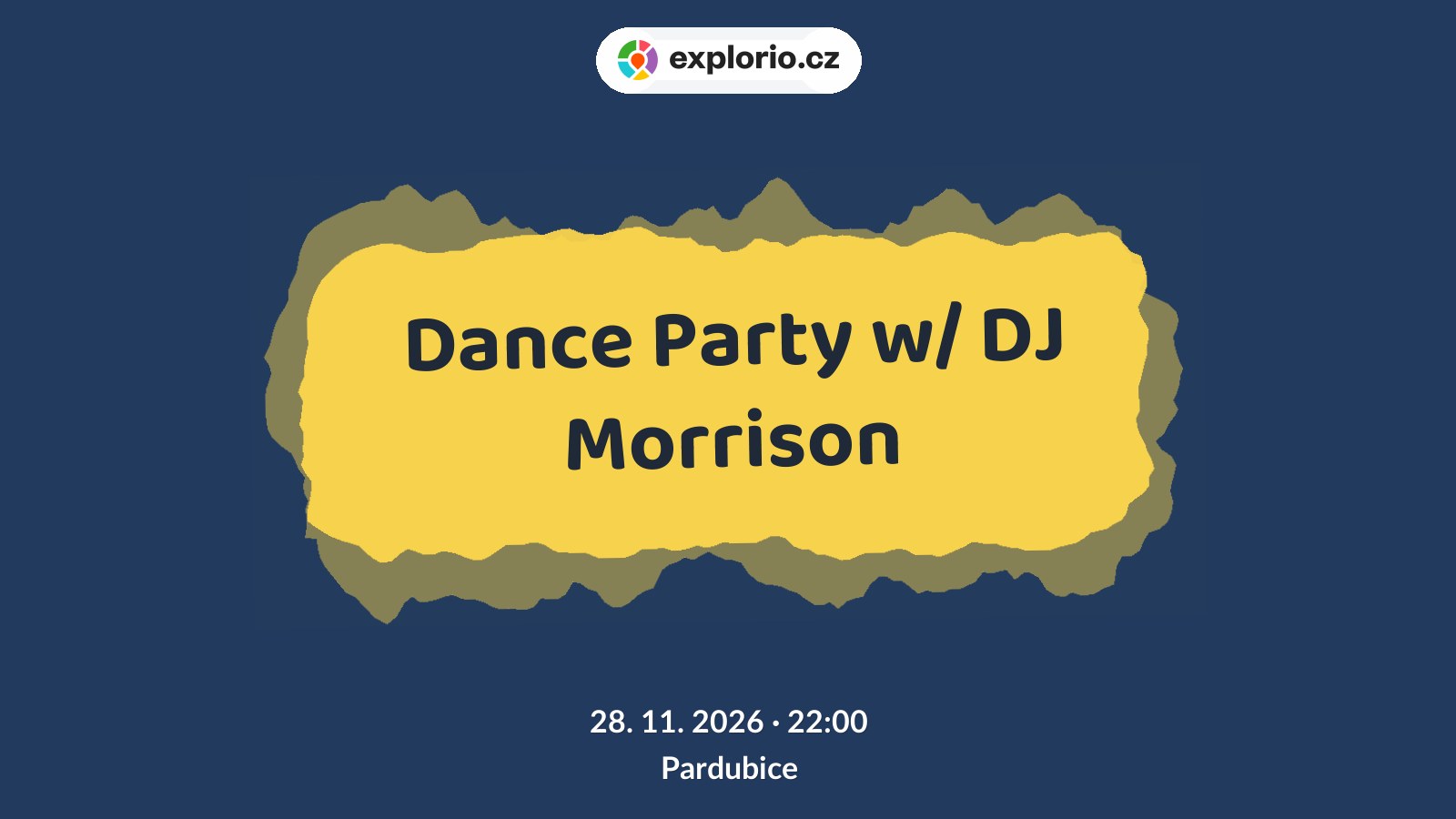 Dance Party w/ DJ Morrison – divadlo, Hudba a Kino, Pardubice