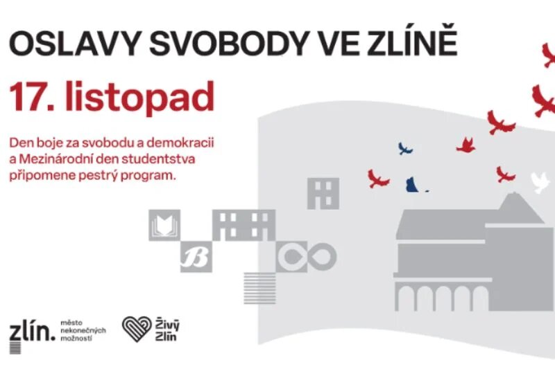 Oslavy výročí 17. listopadu ve Zlíně / Koncert svobody 2026 – divadlo, Hudba a Kino, Zlín – fotka 2
