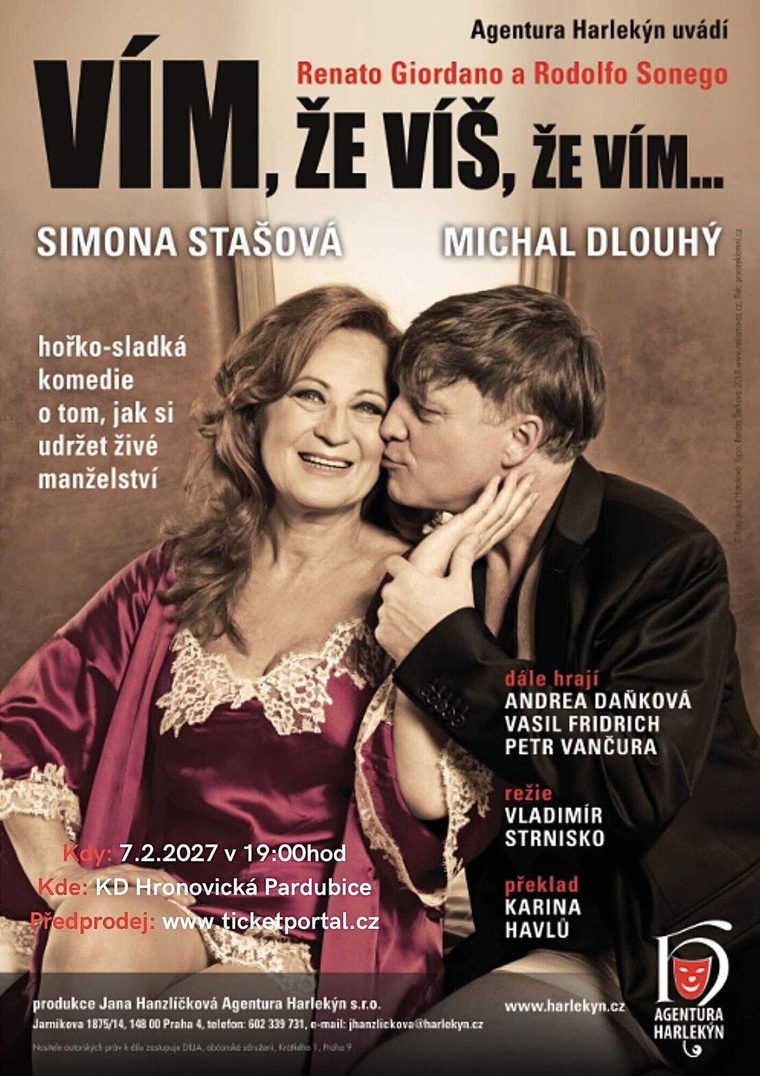 Vím, že víš, že vím... – divadlo, Hudba a Kino, Pardubice – fotka 2