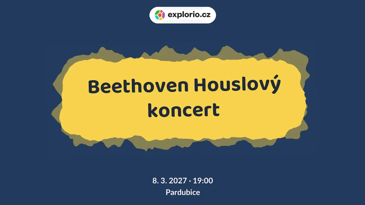 Beethoven Houslový koncert – divadlo, Hudba a Kino, Pardubice