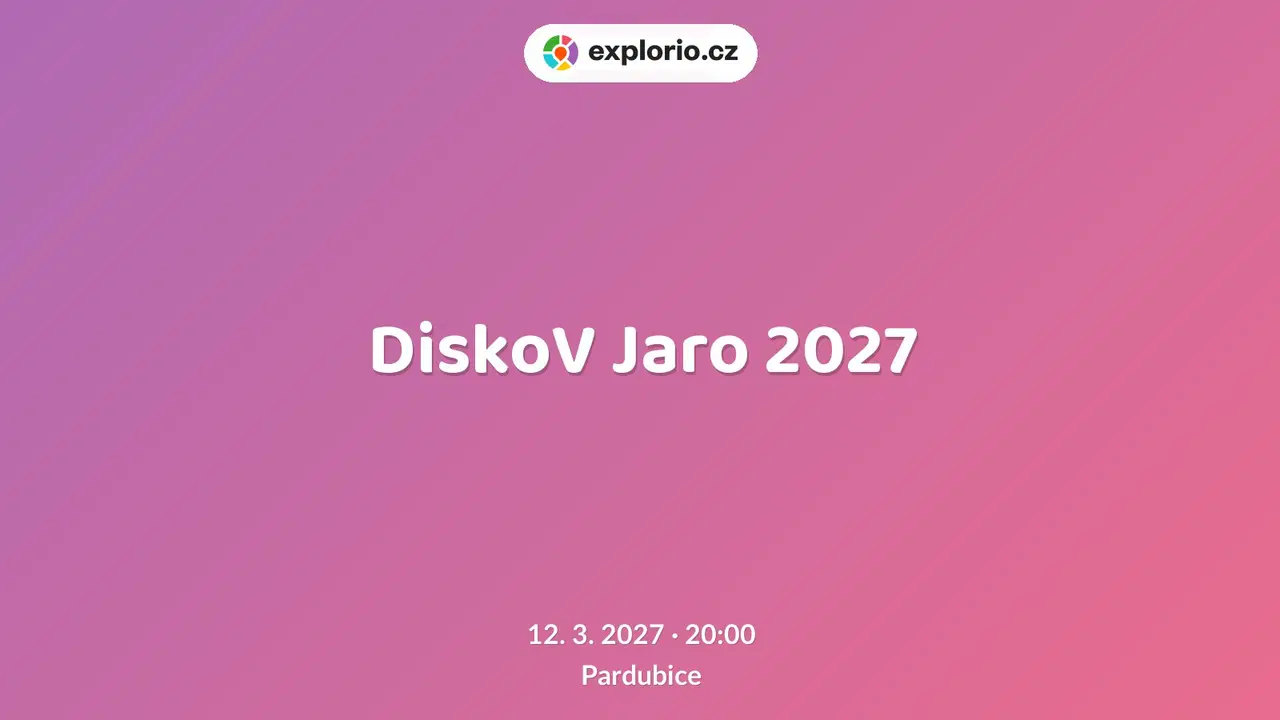 DiskoV Jaro 2027 – divadlo, Hudba a Kino, Pardubice