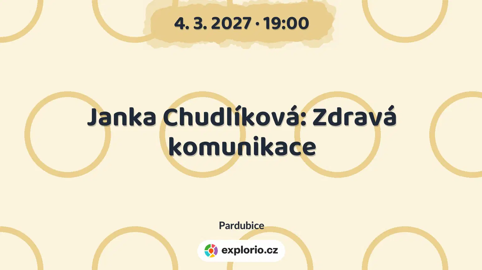 Janka Chudlíková: Zdravá komunikace – tvořivé dílny a Workshopy, Pardubice