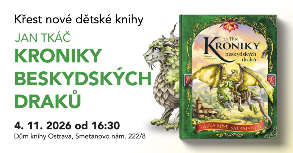 křest knihy Jana Tkáče: Kronika beskydských draků – divadlo, Hudba a Kino, Ostrava – fotka 2