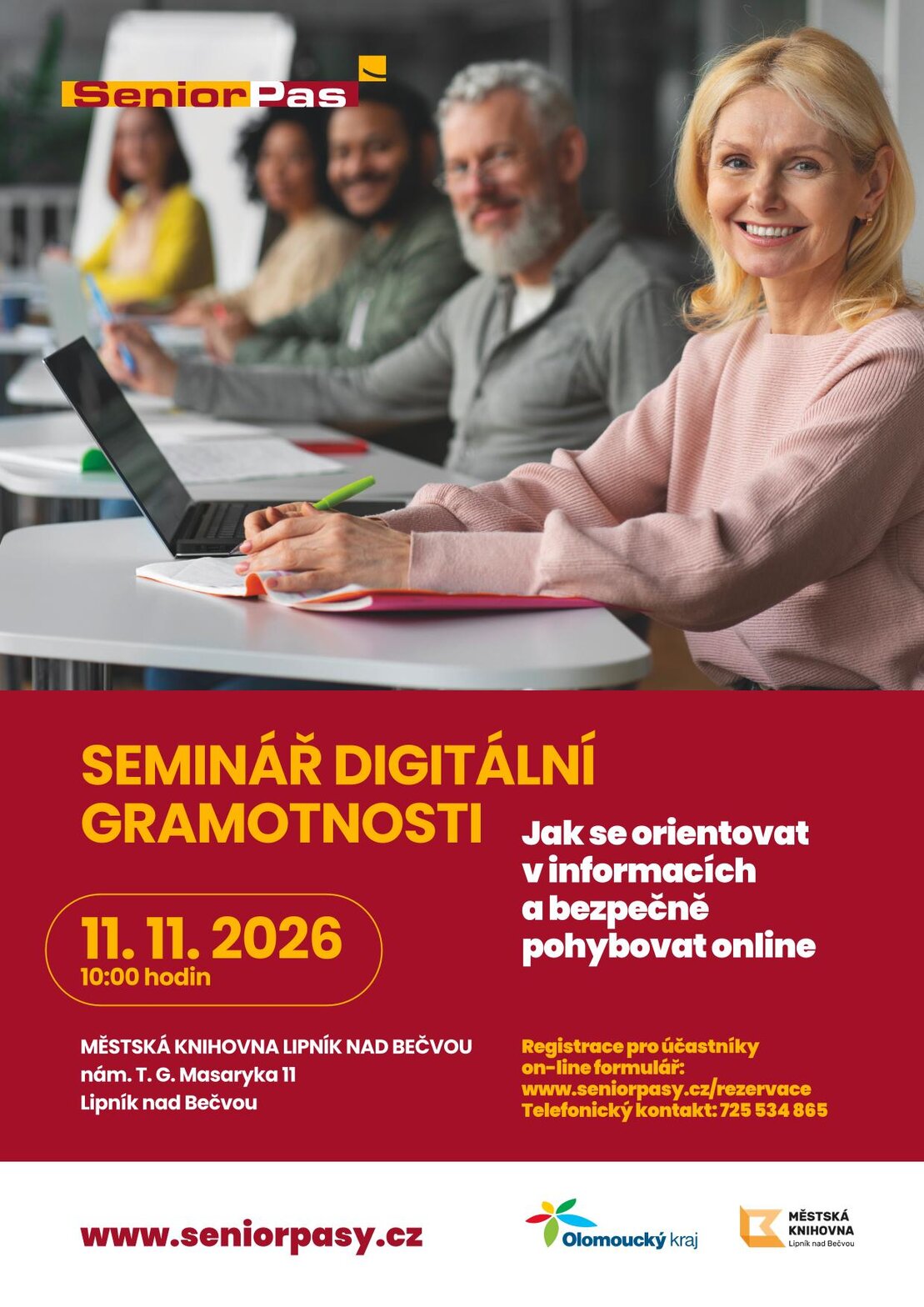 SEMINÁŘ DIGITÁLNÍ GRAMOTNOSTI: JAK SE ORIENTOVAT V INFORMACÍCH A BEZPEČNĚ POHYBOVAT ONLINE – tvořivé dílny a Workshopy, Olomouc – fotka 2