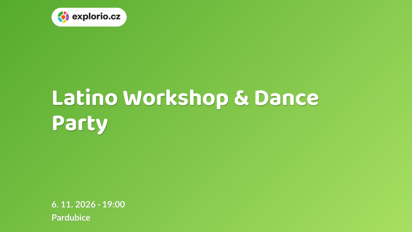 Latino Workshop & Dance Party – divadlo, Hudba a Kino, Pardubice