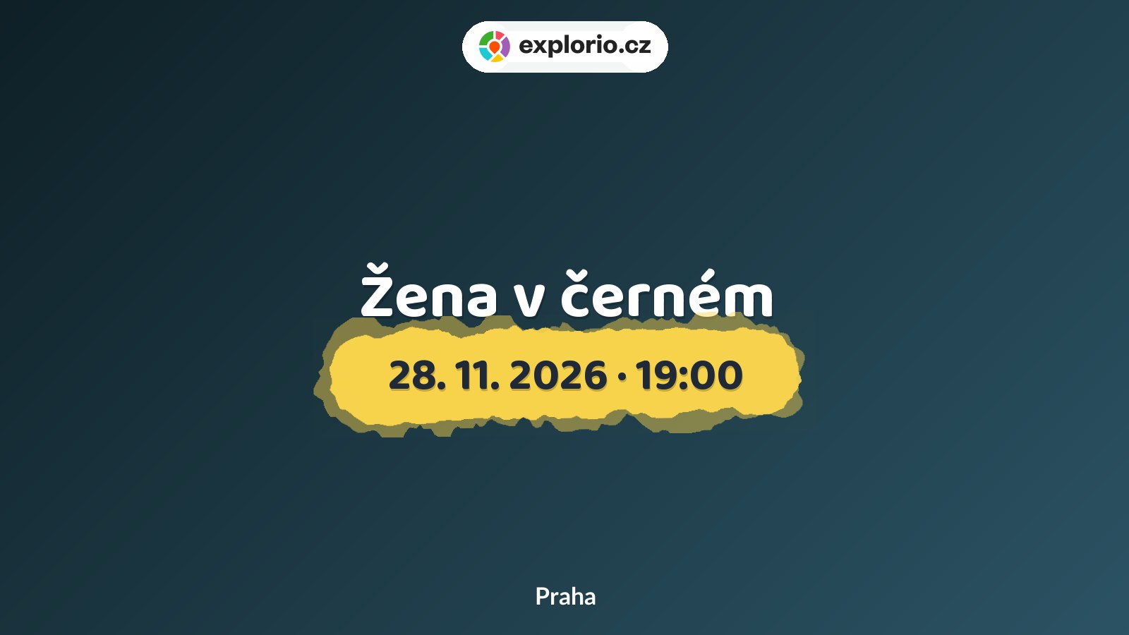 Žena v černém – divadlo, Hudba a Kino, Praha