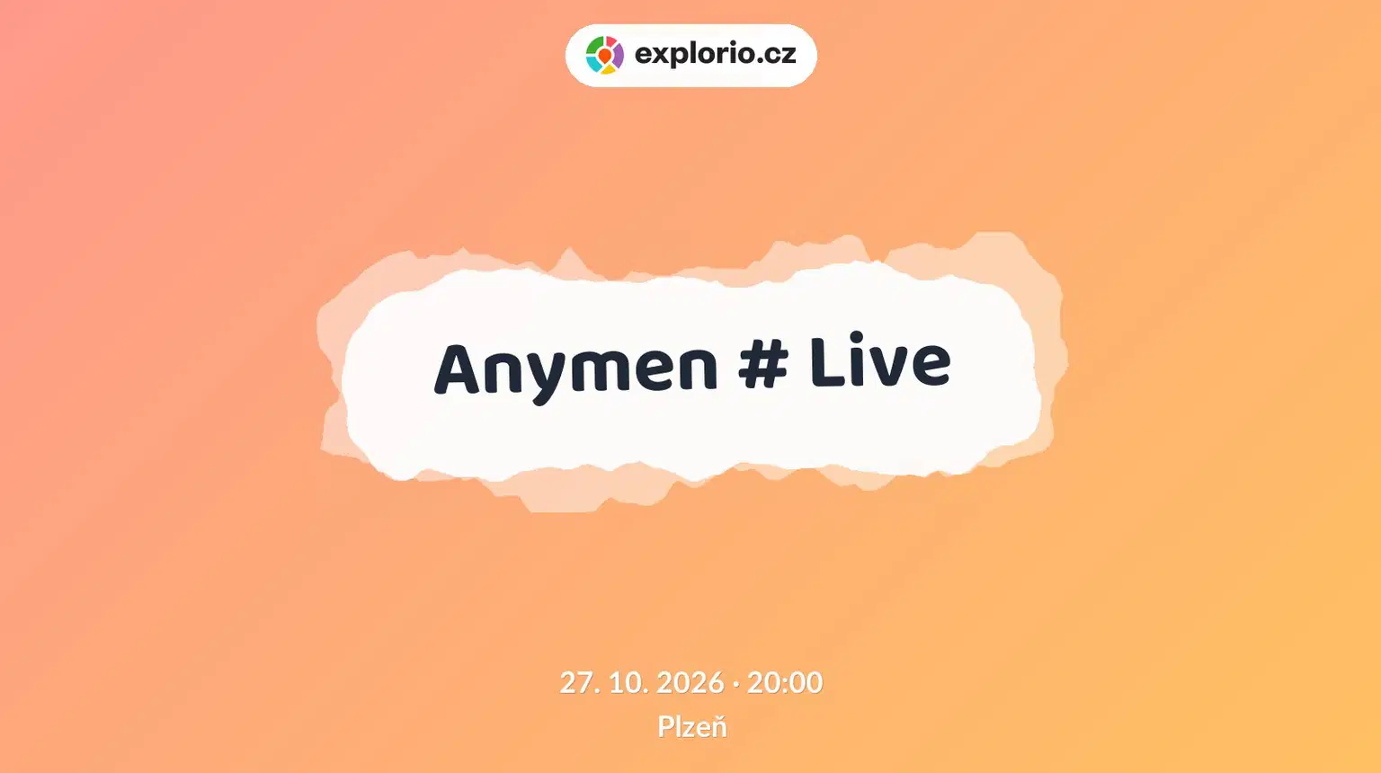 Anymen # Live – divadlo, Hudba a Kino, Plzeň