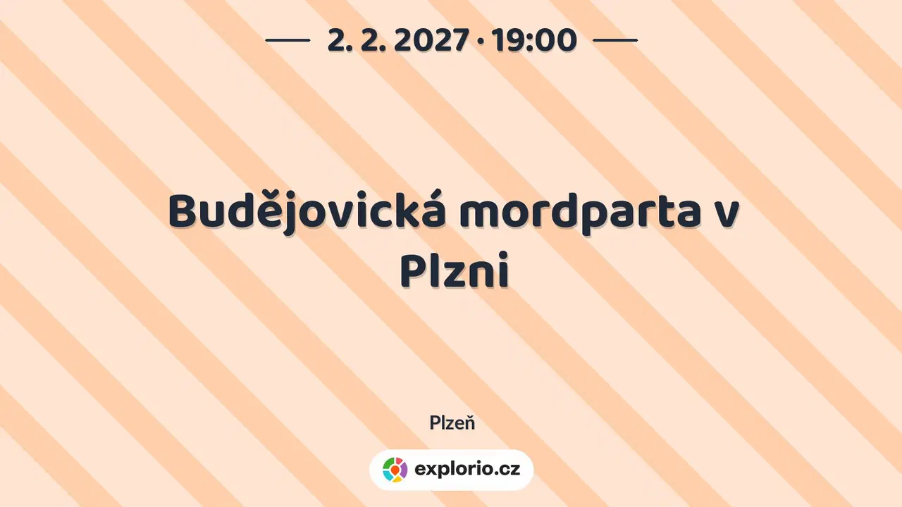 Budějovická mordparta v Plzni – prohlídky a Muzea, Plzeň