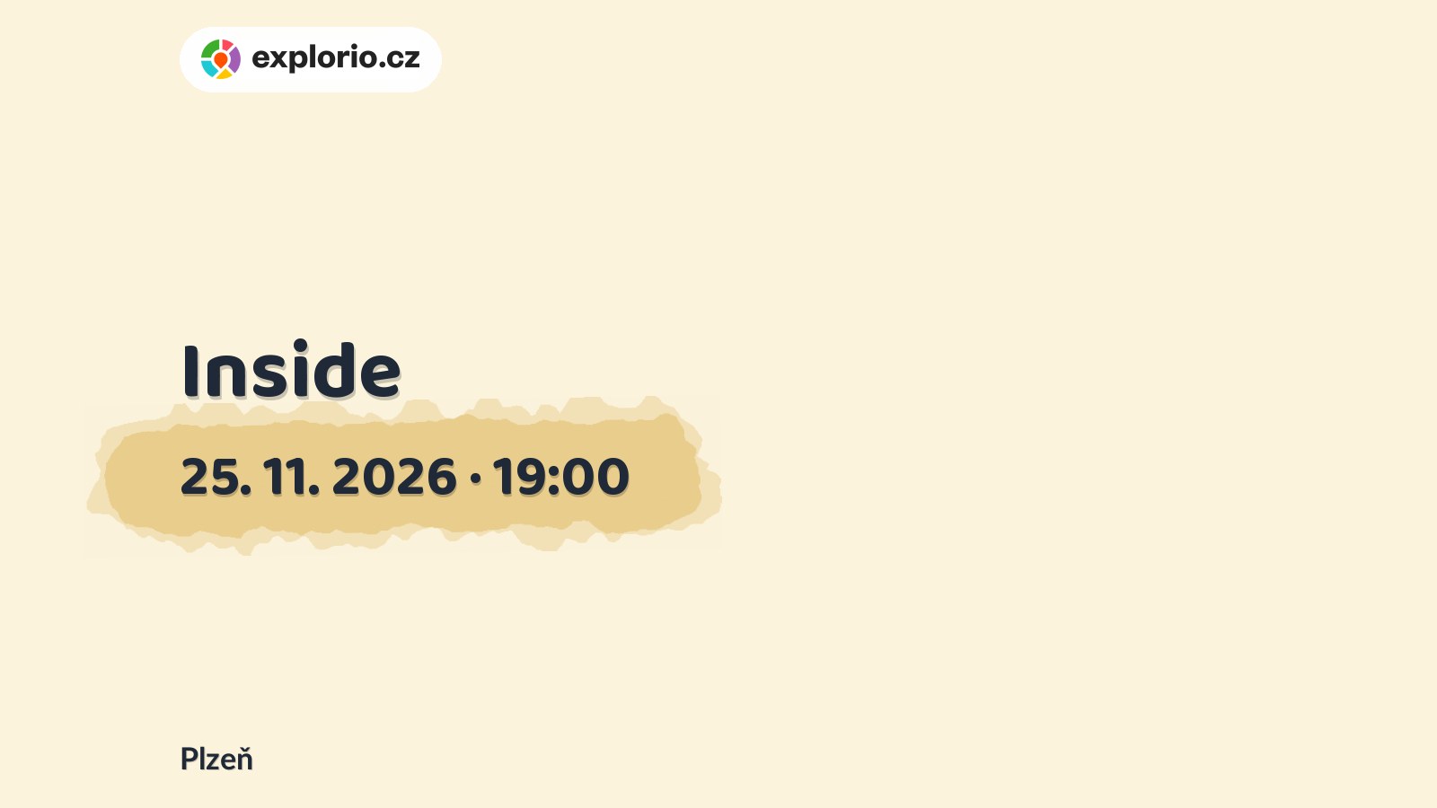 Inside – divadlo, Hudba a Kino, Plzeň