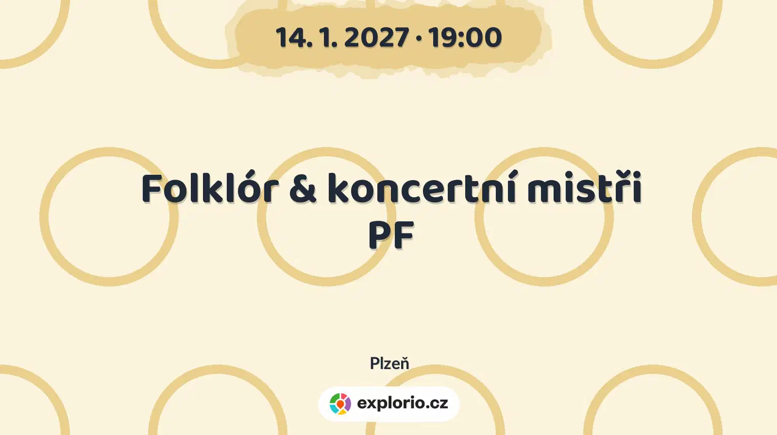 Folklór & koncertní mistři PF – divadlo, Hudba a Kino, Plzeň