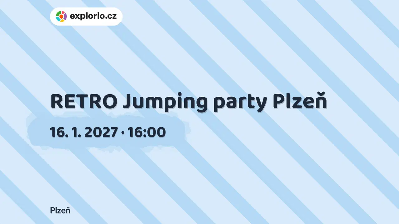 RETRO Jumping party Plzeň – sport a Pohyb, Plzeň