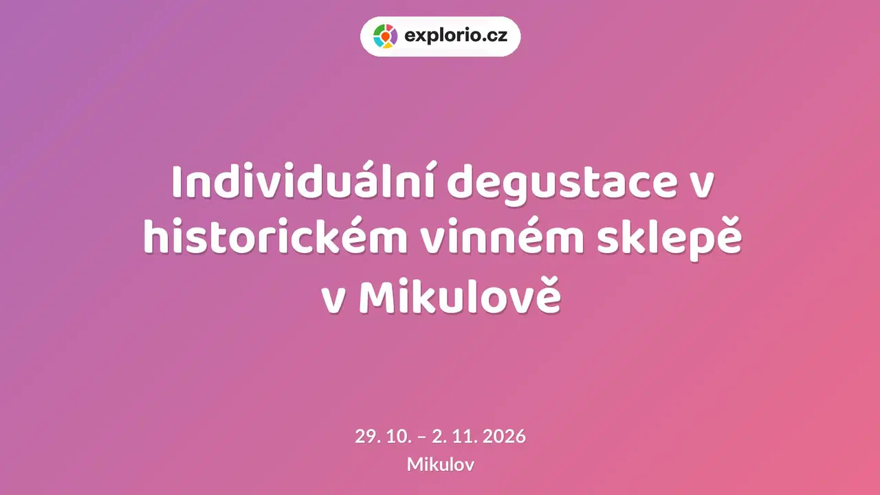 Individuální degustace v historickém vinném sklepě v Mikulově – prohlídky a Muzea, Mikulov