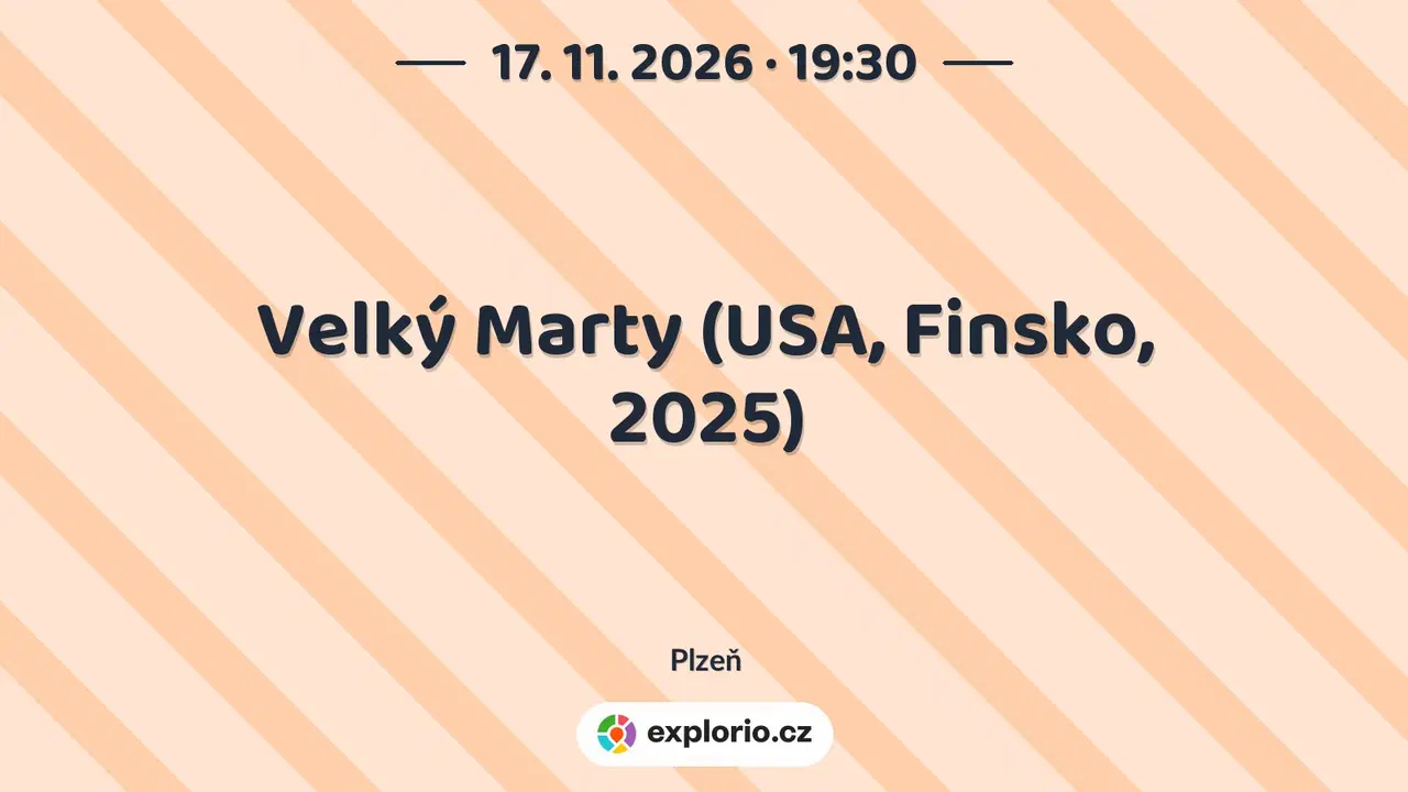 Velký Marty (USA, Finsko, 2025) – divadlo, Hudba a Kino, Plzeň