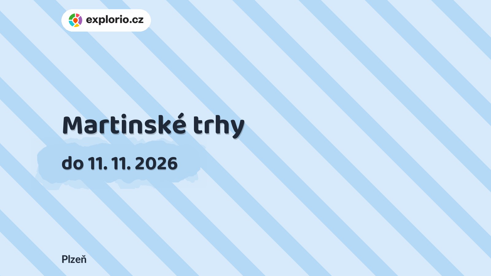 Martinské trhy – festivaly a Slavnosti, Plzeň