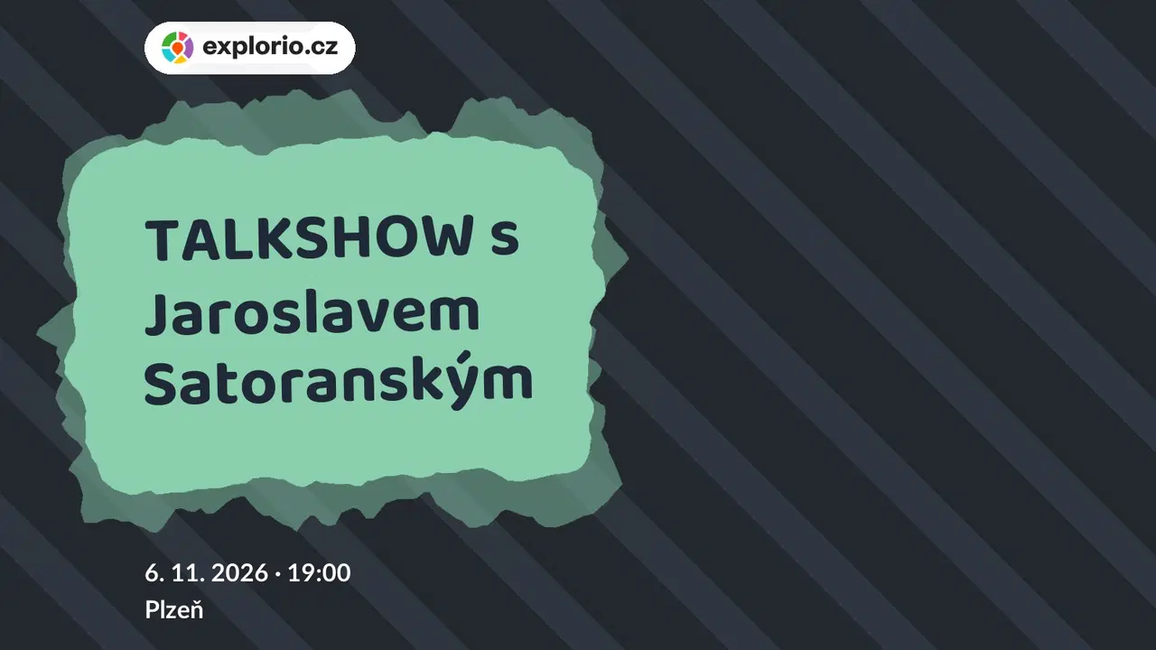 TALKSHOW s Jaroslavem Satoranským – divadlo, Hudba a Kino, Plzeň