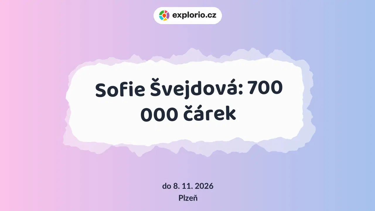 Sofie Švejdová: 700 000 čárek – prohlídky a Muzea, Plzeň