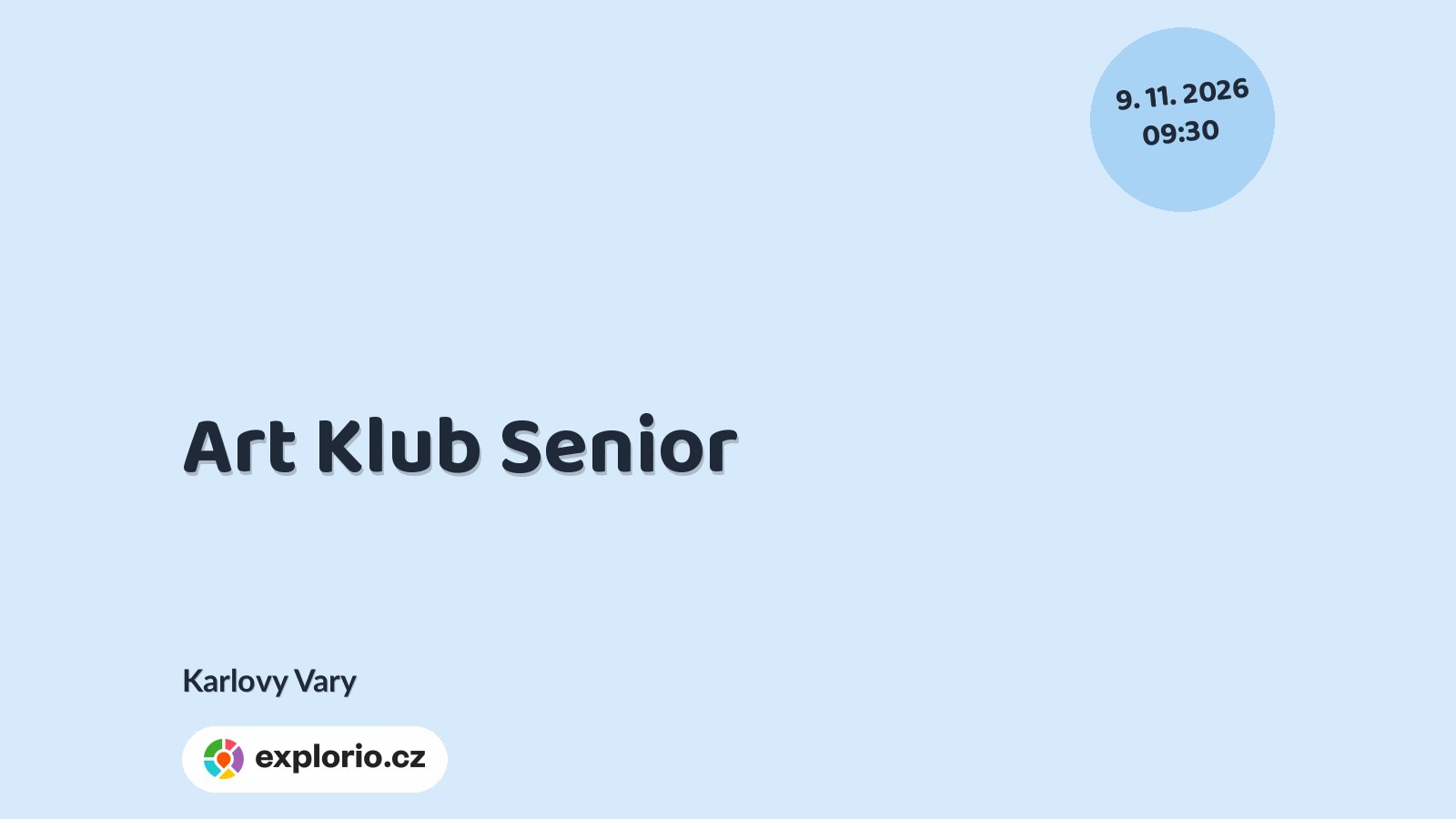 Art Klub Senior – tvořivé dílny a Workshopy, Karlovy Vary