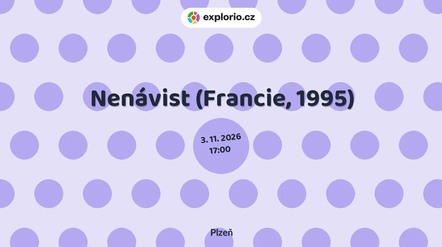 Nenávist (Francie, 1995) – divadlo, Hudba a Kino, Plzeň