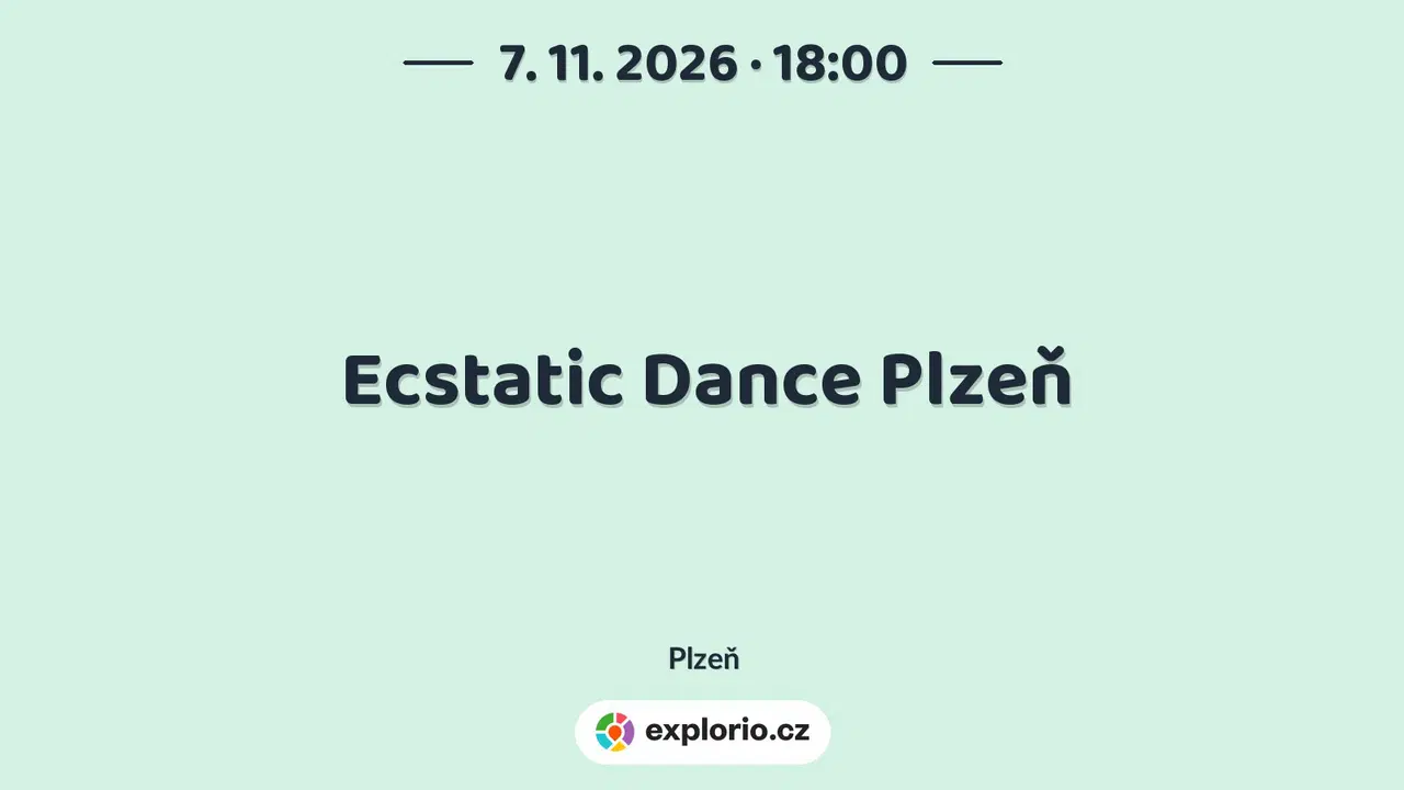 Ecstatic Dance Plzeň – sport a Pohyb, Plzeň