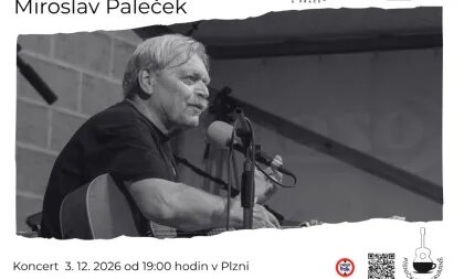 Miroslav Paleček v CrossCafe – divadlo, Hudba a Kino, Plzeň – fotka 2