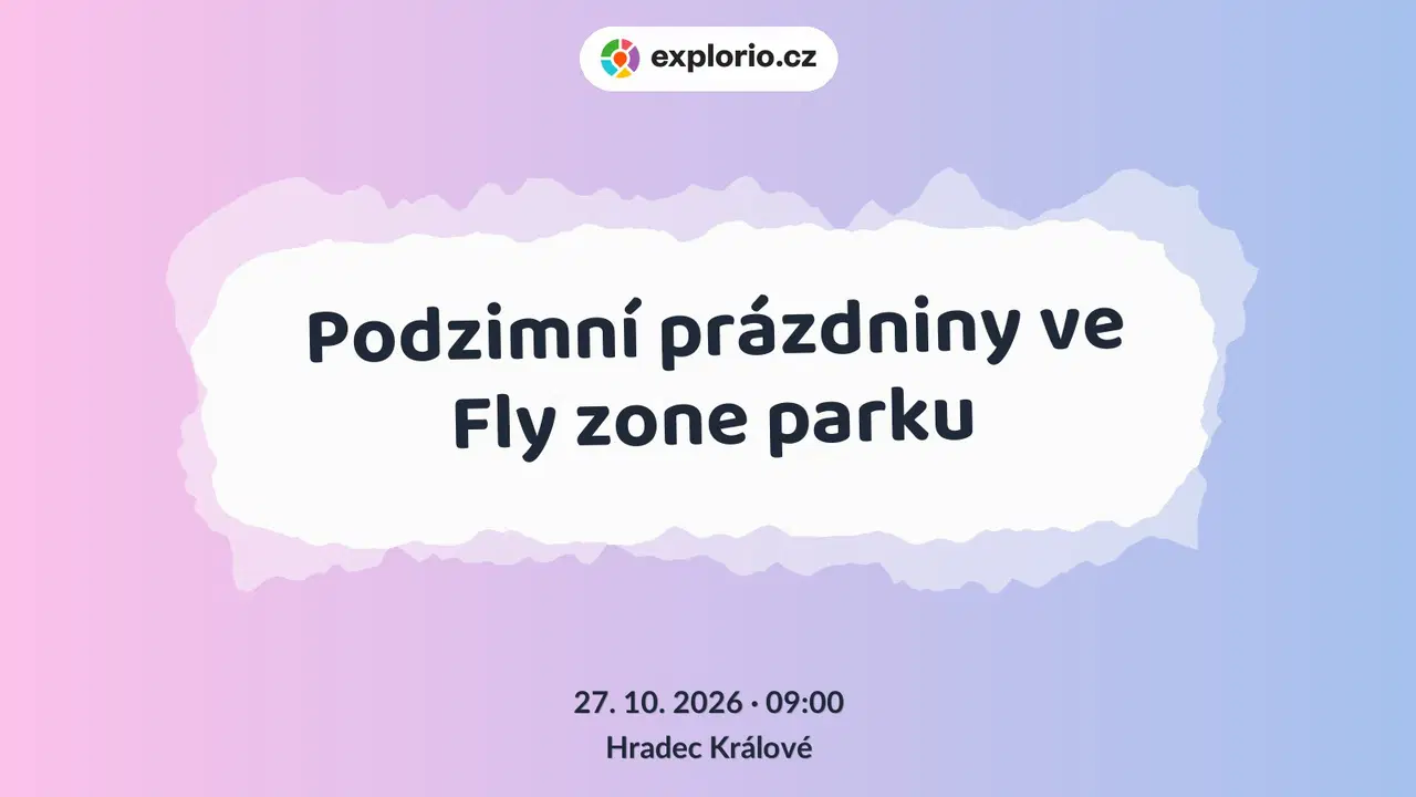 Podzimní prázdniny ve Fly zone parku – sport a Pohyb, Hradec Králové