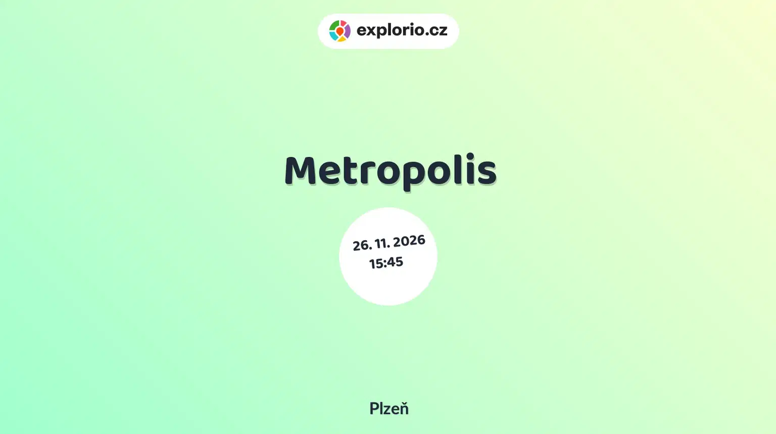 Metropolis – divadlo, Hudba a Kino, Plzeň