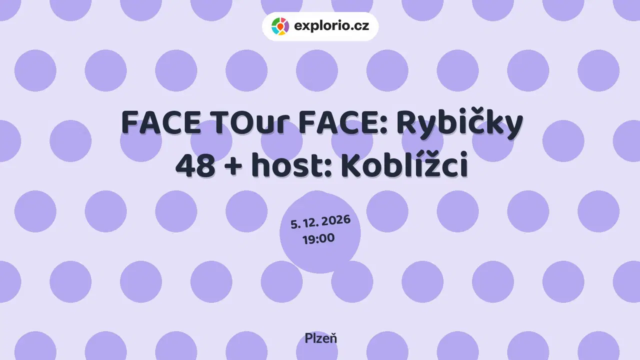 FACE TOur FACE: Rybičky 48 + host: Koblížci – divadlo, Hudba a Kino, Plzeň