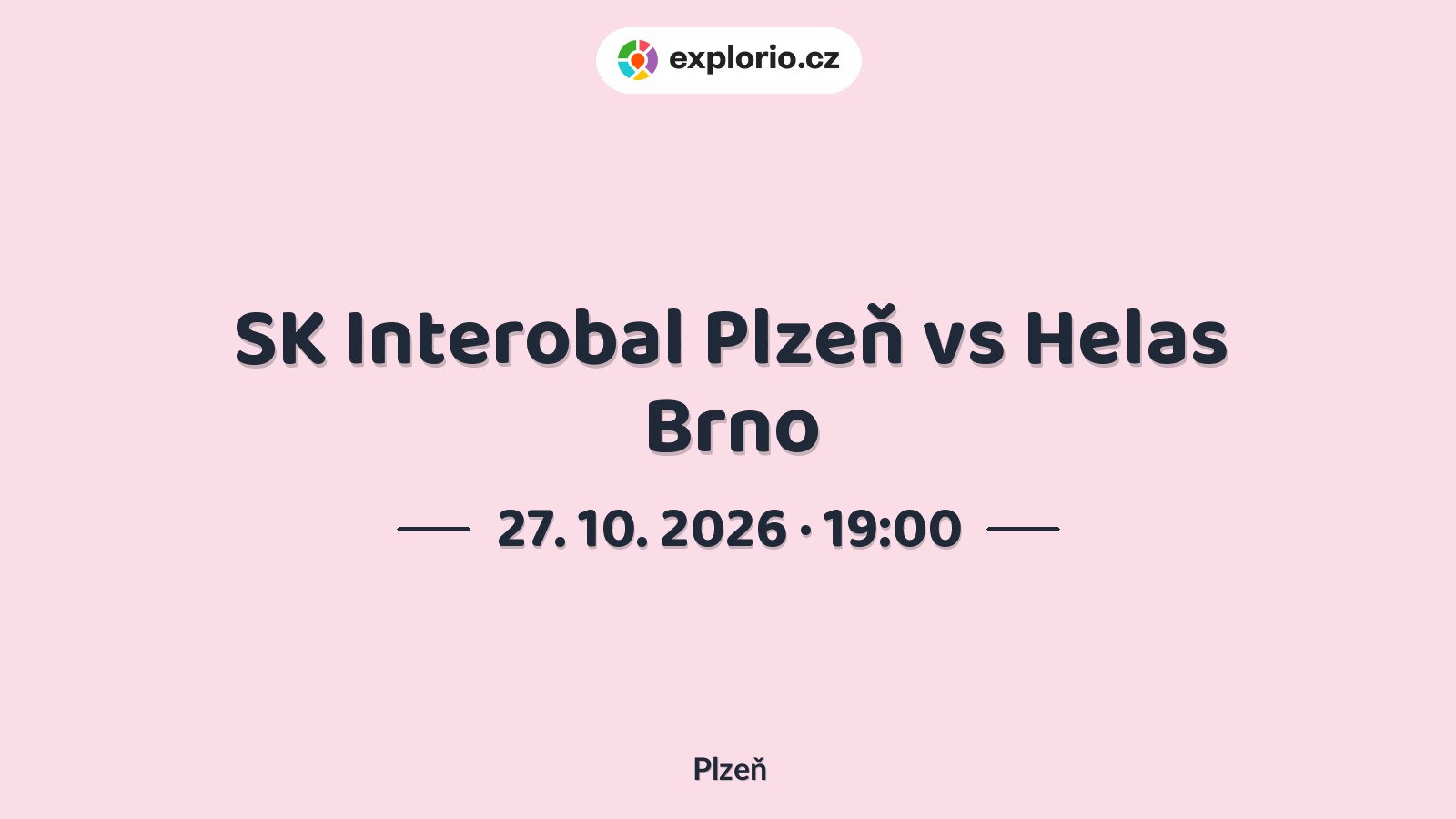 SK Interobal Plzeň vs Helas Brno – sport a Pohyb, Plzeň