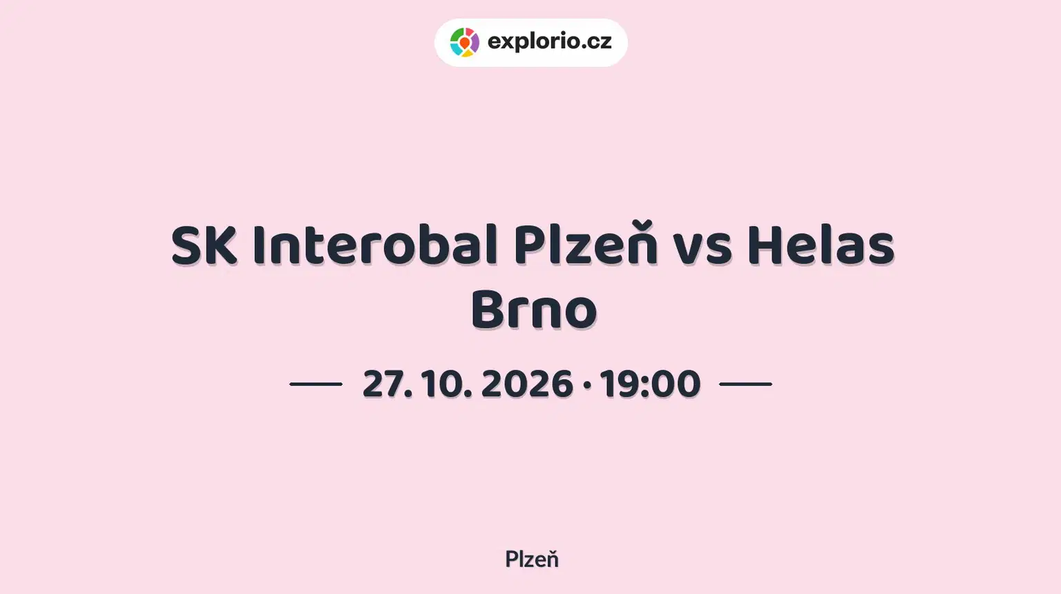 SK Interobal Plzeň vs Helas Brno – sport a Pohyb, Plzeň