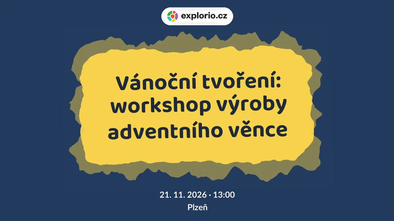 Vánoční tvoření: workshop výroby adventního věnce – tvořivé dílny a Workshopy, Plzeň