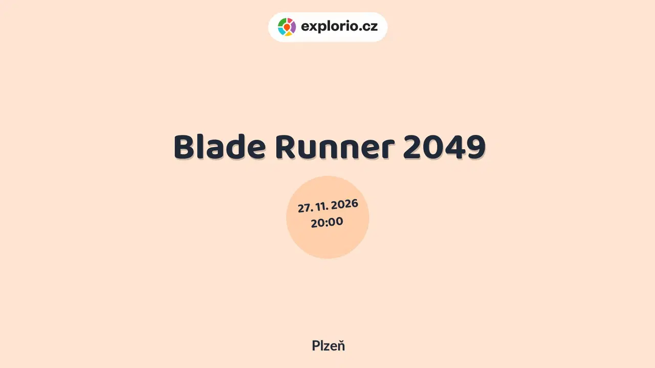Blade Runner 2049 – divadlo, Hudba a Kino, Plzeň