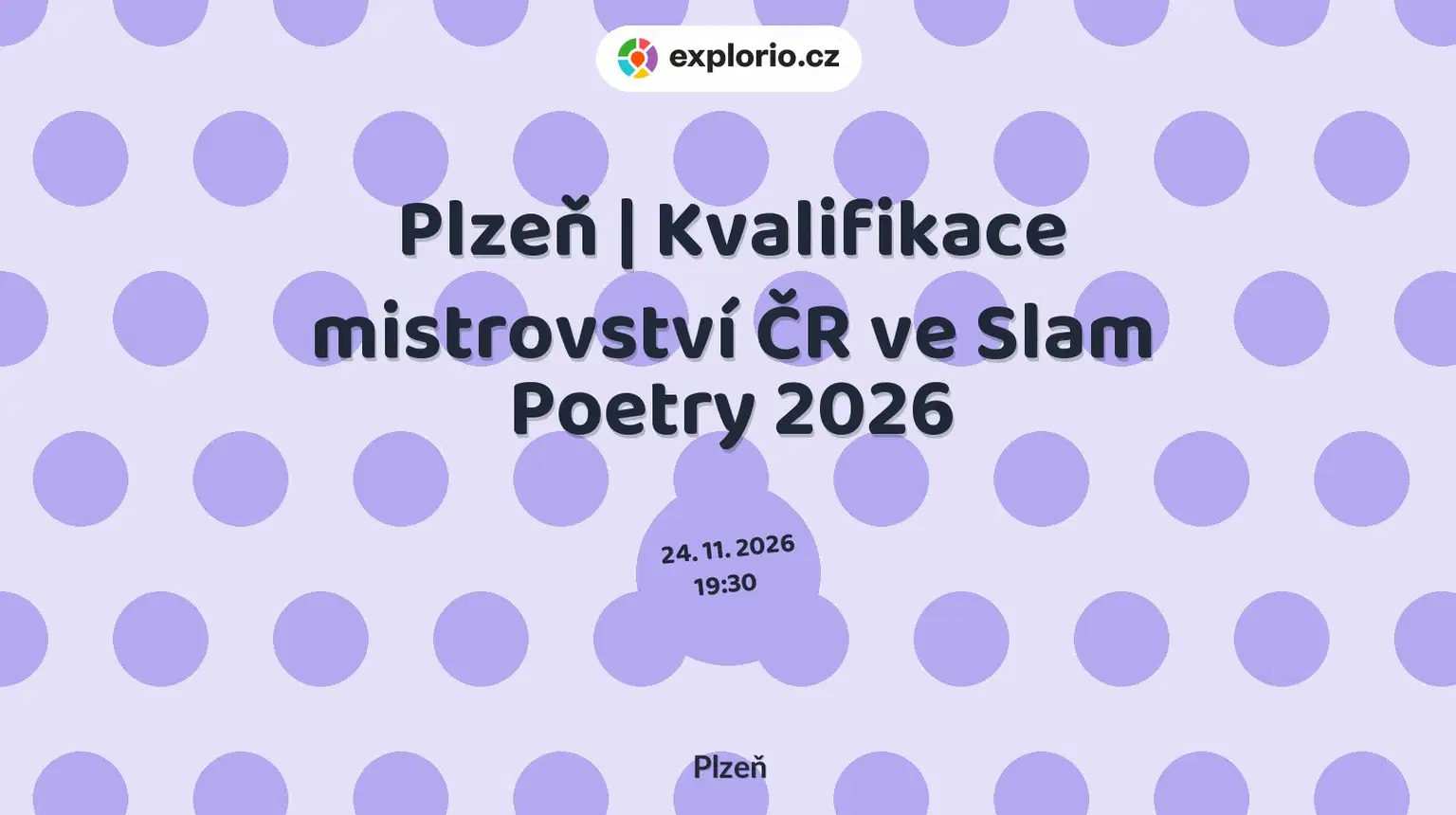 Plzeň | Kvalifikace mistrovství ČR ve Slam Poetry 2026 – divadlo, Hudba a Kino, Plzeň