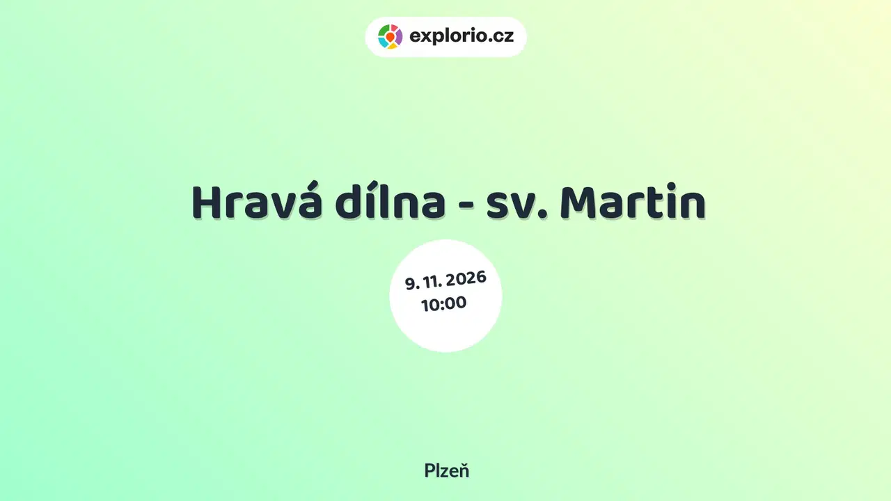 Hravá dílna - sv. Martin – tvořivé dílny a Workshopy, Plzeň
