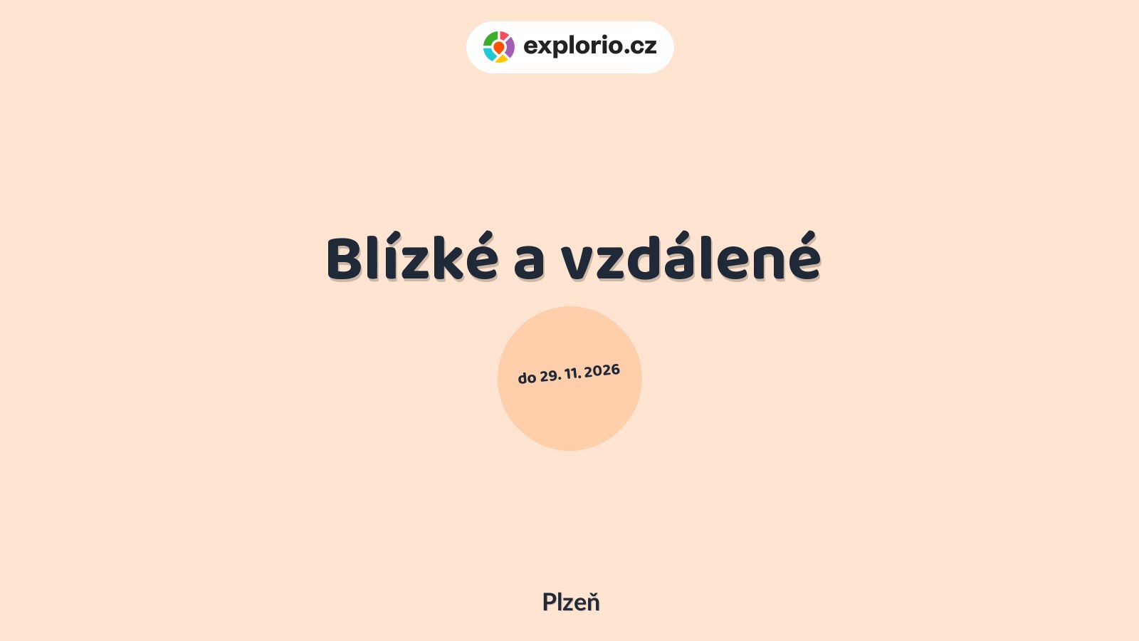Blízké a vzdálené – prohlídky a Muzea, Plzeň