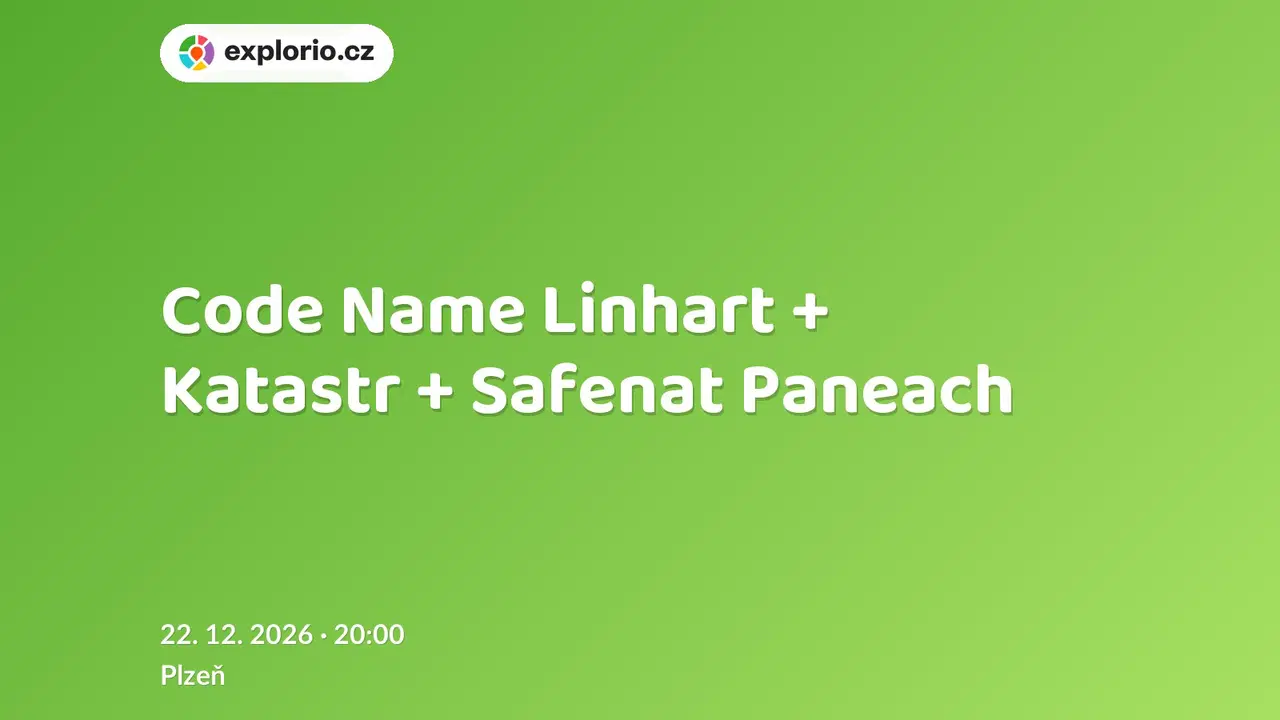 Code Name Linhart + Katastr + Safenat Paneach – divadlo, Hudba a Kino, Plzeň