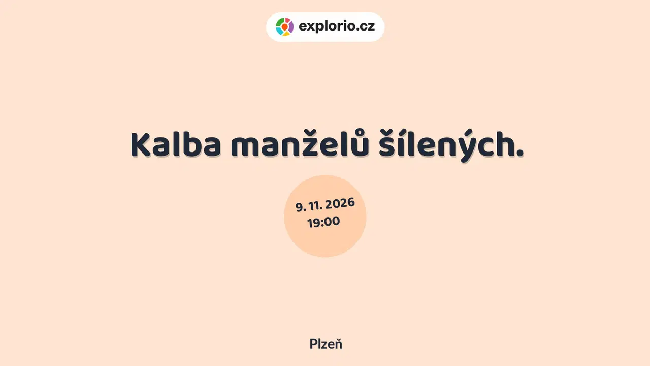 Kalba manželů šílených. – divadlo, Hudba a Kino, Plzeň