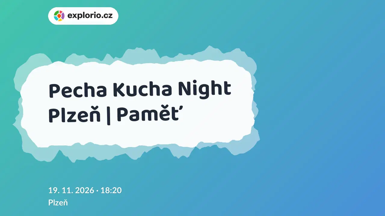 Pecha Kucha Night Plzeň | Paměť – prohlídky a Muzea, Plzeň