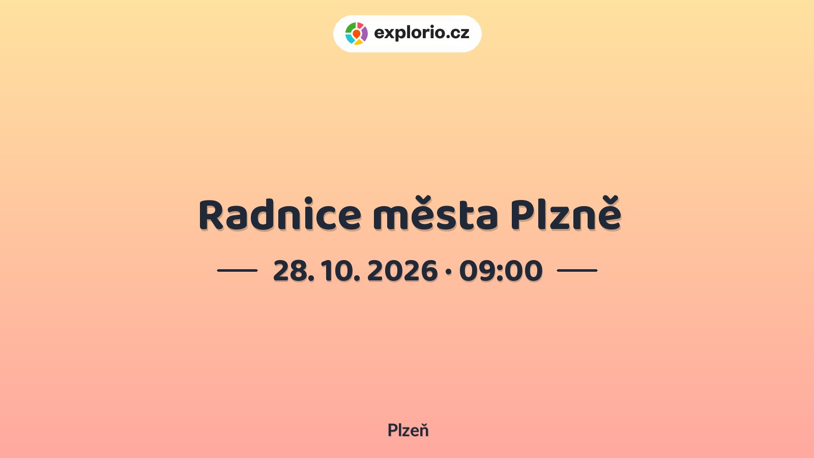 Radnice města Plzně – prohlídky a Muzea, Plzeň
