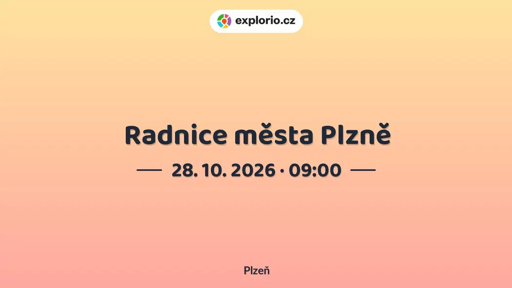 Radnice města Plzně – prohlídky a Muzea, Plzeň